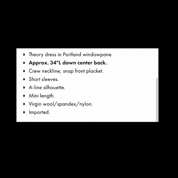 Theory Easy Snap Shift Dress. - Picture 5 of 8